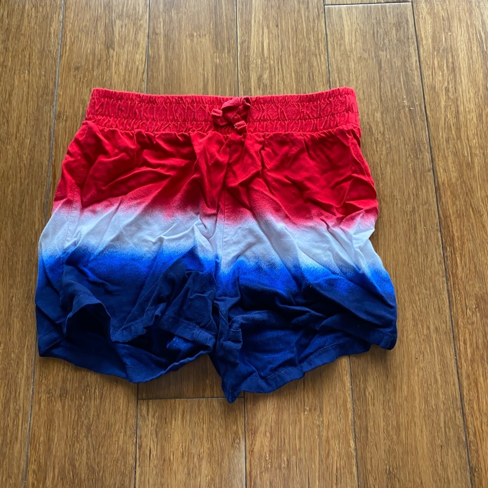 Red white and blue shorts